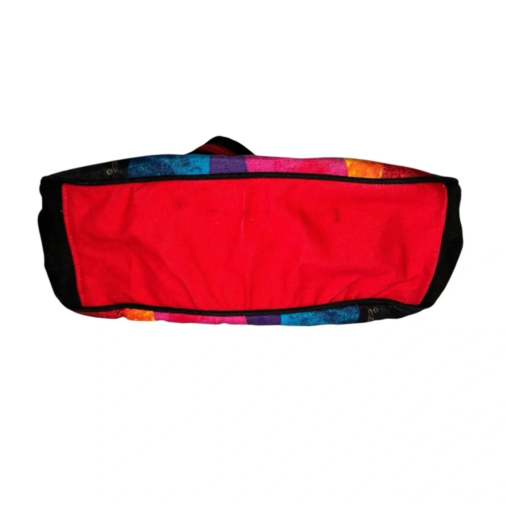 Laurel Burch Wild Horses Of Fire Canvas Shoulder Bag Purse Art Charm - Picture 9 of 16